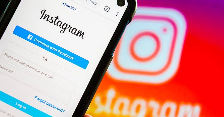 The Instagram app login screen