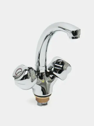 BOOU, Two-handle faucet for kitchen and bathroom, ZQ5330-1F