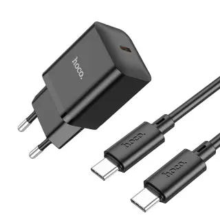 Hoco N76 Star wall charger, Type-C 25W, GaN, PD/QC, with Type-C cable — photo 2