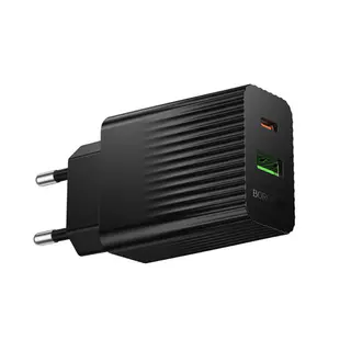 Borofone BAS74A wall charger, USB-C 20W + USB-A 18W, PD/QC, EU — photo 3