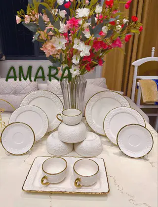 Ceramic kitchenware, for 6 persons, European design, 32 pieces — photo 3