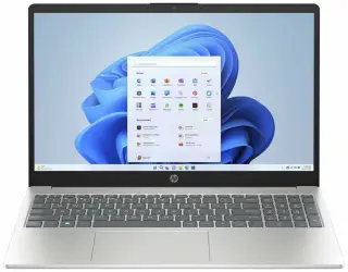 HP 15-fc0196nia Laptop: AMD Ryzen 5, 8GB DDR5, 512GB SSD, 15.6" FHD IPS, Silver