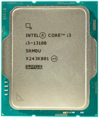 Процессор Intel Core i3-13100 3.4 ГГц, 12MB (OEM) LGA1700 — фото 2