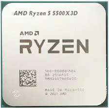 CPU AMD Ryzen 5 5500X3D, 3.0 GHz, 6 Cores/12 Threads, AM4, OEM