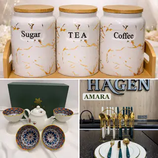 Amaranth Kitchenware Set