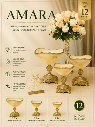 Bogema kitchen and dessert dish set