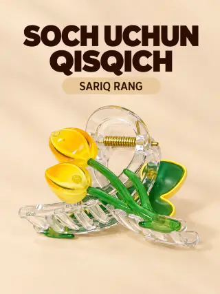 Lola gulli soch qisqichi, shaffof dekorativ krab